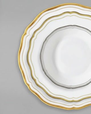Raynaud Polka deep plate in Limoges porcelain