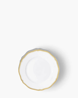 Raynaud Polka rim dinner plate in Limoges porcelain