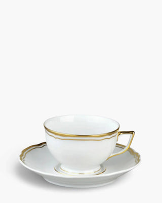 Raynaud Polka tea cup with saucer in Limoges porcelain