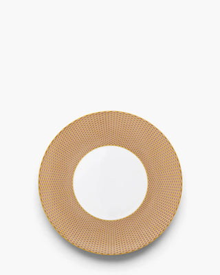 Raynaud Trésor coupe dinner plate in Limoges porcelain with coloured decoration