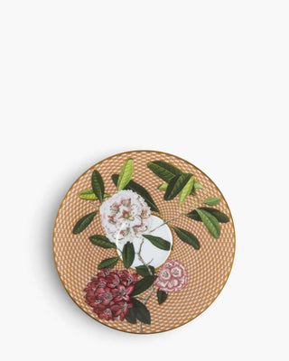 Raynaud Trésor Fleuri tea cup with saucer in Limoges porcelain with coloured decoration