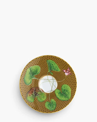 Raynaud Trésor Fleuri coffee cup with saucer in Limoges porcelain with coloured decoration