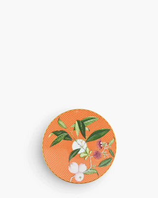 Raynaud Trésor Fleuri coupe dinner plate in Limoges porcelain with coloured decoration