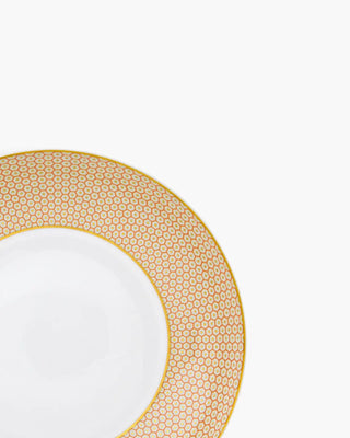 Raynaud Trésor coupe deep plate in Limoges porcelain with coloured decoration
