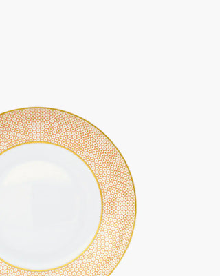 Raynaud Trésor coupe deep plate in Limoges porcelain with coloured decoration