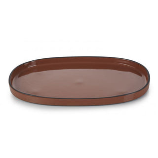 Revol Caractère oval plate 35.5x21.8 cm. Revol Cinnamon - Buy now on ShopDecor - Discover the best products by REVOL design