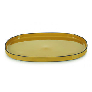 Revol Caractère oval plate 35.5x21.8 cm. Revol Tumeric - Buy now on ShopDecor - Discover the best products by REVOL design