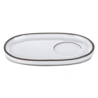 Revol Caractère saucer 13.5x8.3 cm. Revol White Cumulus - Buy now on ShopDecor - Discover the best products by REVOL design