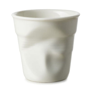 Revol Crumple Cups By Ressource espresso cup 8 cl. Revol Shell White - Buy now on ShopDecor - Discover the best products by REVOL design