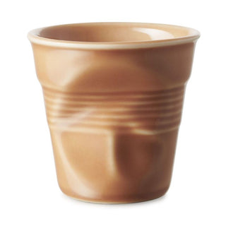 Revol Crumple Cups By Ressource espresso cup 8 cl. Revol Sienna Earth - Buy now on ShopDecor - Discover the best products by REVOL design