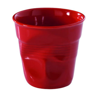 Revol Crumple Cups Classics espresso cup 8 cl. Revol Pepper Red - Buy now on ShopDecor - Discover the best products by REVOL design