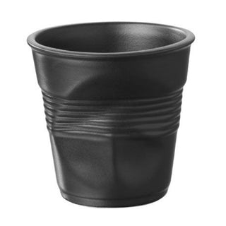 Revol Crumple Cups Classics espresso cup 8 cl. Revol Satin Black - Buy now on ShopDecor - Discover the best products by REVOL design