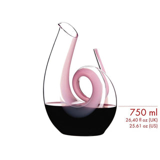 Riedel Curly Pink Decanter - Buy now on ShopDecor - Discover the best products by RIEDEL design