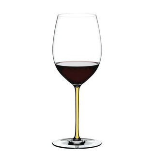 Riedel Fatto A Mano Cabernet/Merlot Riedel Yellow - Buy now on ShopDecor - Discover the best products by RIEDEL design