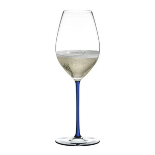 Riedel Fatto A Mano Champagne Wine Glass Riedel Dark blue - Buy now on ShopDecor - Discover the best products by RIEDEL design