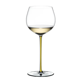 Riedel Fatto A Mano Oaked Chardonnay Riedel Yellow - Buy now on ShopDecor - Discover the best products by RIEDEL design
