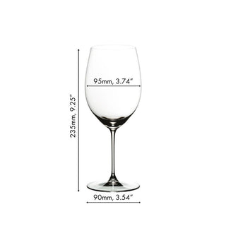 Riedel Veritas Cabernet/Merlot set 2 stem glasses - Buy now on ShopDecor - Discover the best products by RIEDEL design