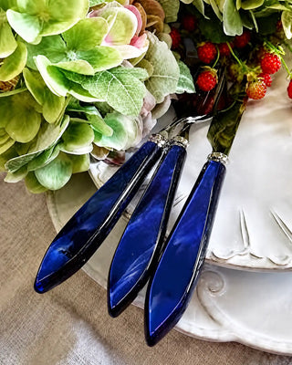 Rivadossi Sandro | Agata polished stainless steel cutlery set with PMMA handle - Buy now on ShopDecor - Discover the best products by RIVADOSSI SANDRO design