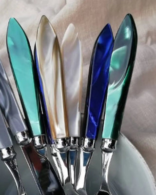 Rivadossi Sandro | Agata polished stainless steel cutlery set with PMMA handle - Buy now on ShopDecor - Discover the best products by RIVADOSSI SANDRO design
