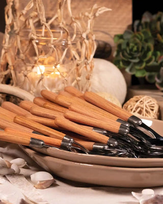 Rivadossi Sandro | Cortina polished stainless steel cutlery set with PBT handle and antique finish ring - Buy now on ShopDecor - Discover the best products by RIVADOSSI SANDRO design