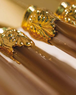 Rivadossi Sandro | Elena Oro gold PVD-coated stainless steel cutlery set with PMMA handle - Buy now on ShopDecor - Discover the best products by RIVADOSSI SANDRO design