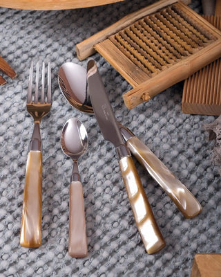 Rivadossi Sandro | Giada polished stainless steel cutlery set with PMMA handle - Buy now on ShopDecor - Discover the best products by RIVADOSSI SANDRO design