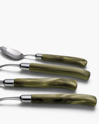Rivadossi Sandro | Giada polished stainless steel cutlery set with PMMA handle - Buy now on ShopDecor - Discover the best products by RIVADOSSI SANDRO design