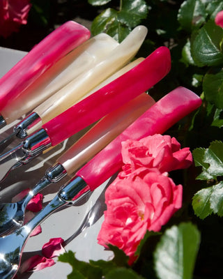 Rivadossi Sandro | Giada polished stainless steel cutlery set with PMMA handle - Buy now on ShopDecor - Discover the best products by RIVADOSSI SANDRO design