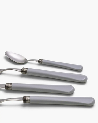 Rivadossi Sandro | Giulietta Antico stone-washed stainless steel cutlery set with PBT handle and antique finish ring - Buy now on ShopDecor - Discover the best products by RIVADOSSI SANDRO design