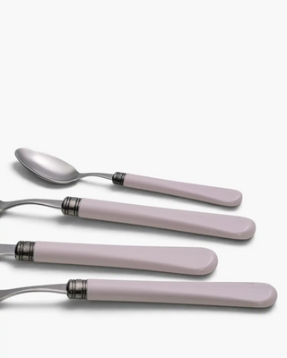 Rivadossi Sandro | Giulietta Antico stone-washed stainless steel cutlery set with PBT handle and antique finish ring - Buy now on ShopDecor - Discover the best products by RIVADOSSI SANDRO design