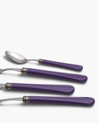 Rivadossi Sandro | Giulietta Antico stone-washed stainless steel cutlery set with PBT handle and antique finish ring - Buy now on ShopDecor - Discover the best products by RIVADOSSI SANDRO design