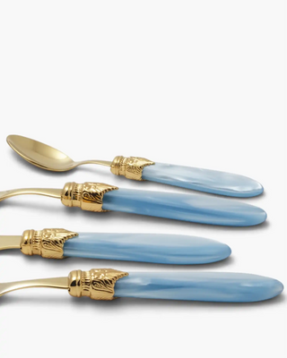 Rivadossi Sandro | Laura Oro gold PVD-coated stainless steel cutlery set with PMMA handle - Buy now on ShopDecor - Discover the best products by RIVADOSSI SANDRO design