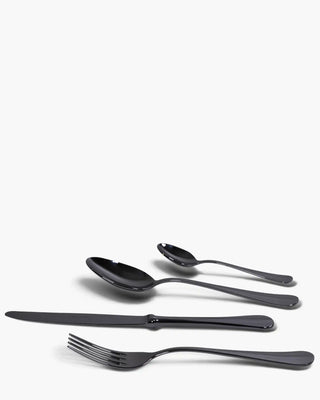 Rivadossi Sandro | Norma stainless steel cutlery set with PVD finishing Charcoal Grey 11 Set 24 - Buy now on ShopDecor - Discover the best products by RIVADOSSI SANDRO design