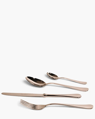 Rivadossi Sandro | Norma stainless steel cutlery set with PVD finishing Copper 08 Set 24 - Buy now on ShopDecor - Discover the best products by RIVADOSSI SANDRO design