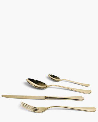 Rivadossi Sandro | Norma stainless steel cutlery set with PVD finishing Gold 02 Set 24 - Buy now on ShopDecor - Discover the best products by RIVADOSSI SANDRO design