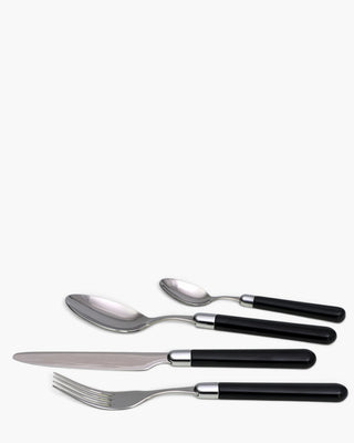 Rivadossi Sandro | Pastello polished stainless steel cutlery set with PBT handle Black 11 Set 24 - Buy now on ShopDecor - Discover the best products by RIVADOSSI SANDRO design