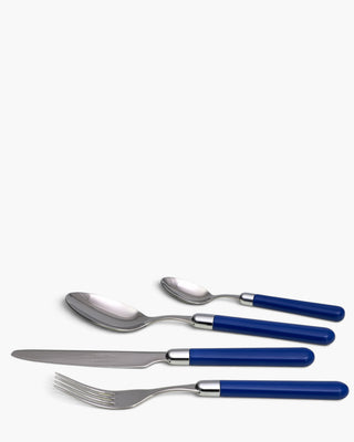 Rivadossi Sandro | Pastello polished stainless steel cutlery set with PBT handle Blue 05 Set 24 - Buy now on ShopDecor - Discover the best products by RIVADOSSI SANDRO design