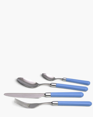 Rivadossi Sandro | Pastello polished stainless steel cutlery set with PBT handle Sky Blue 04 Set 24 - Buy now on ShopDecor - Discover the best products by RIVADOSSI SANDRO design