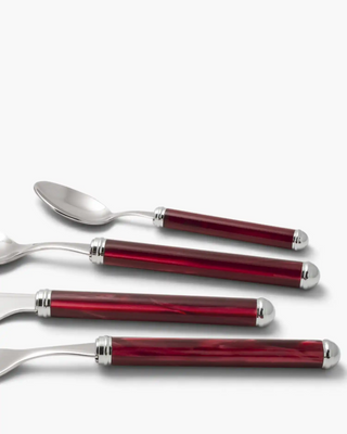Rivadossi Sandro | Rodi polished stainless steel cutlery set with PMMA handle - Buy now on ShopDecor - Discover the best products by RIVADOSSI SANDRO design