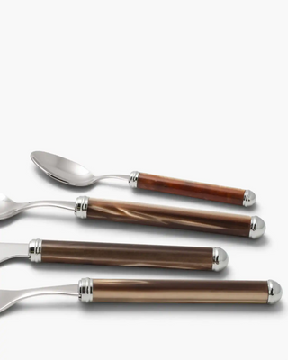 Rivadossi Sandro | Rodi polished stainless steel cutlery set with PMMA handle - Buy now on ShopDecor - Discover the best products by RIVADOSSI SANDRO design