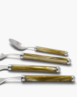 Rivadossi Sandro | Rodi polished stainless steel cutlery set with PMMA handle - Buy now on ShopDecor - Discover the best products by RIVADOSSI SANDRO design