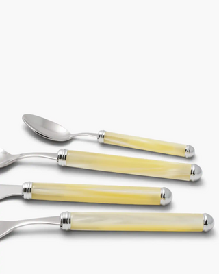 Rivadossi Sandro | Rodi polished stainless steel cutlery set with PMMA handle - Buy now on ShopDecor - Discover the best products by RIVADOSSI SANDRO design
