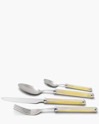 Rivadossi Sandro | Rodi polished stainless steel cutlery set with PMMA handle Ivory 12 Set 24 - Buy now on ShopDecor - Discover the best products by RIVADOSSI SANDRO design