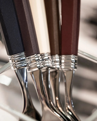Rivadossi Sandro | Rossini polished stainless steel cutlery set with PA handle - Buy now on ShopDecor - Discover the best products by RIVADOSSI SANDRO design