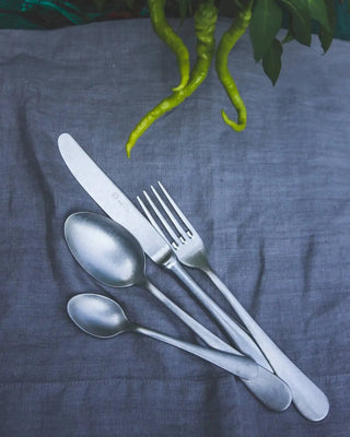 Rivadossi Sandro | Serena Antico stainless steel cutlery set with PVD stone washed finishing - Buy now on ShopDecor - Discover the best products by RIVADOSSI SANDRO design