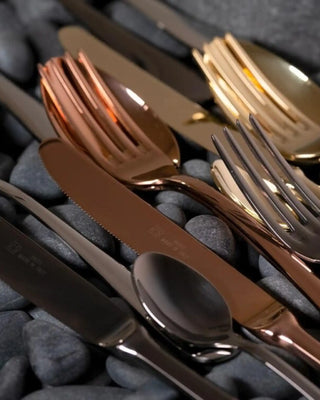 Rivadossi Sandro | Serena stainless steel cutlery set with PVD finishing - Buy now on ShopDecor - Discover the best products by RIVADOSSI SANDRO design