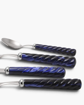 Rivadossi Sandro | Vito polished stainless steel cutlery set with PMMA handle - Buy now on ShopDecor - Discover the best products by RIVADOSSI SANDRO design