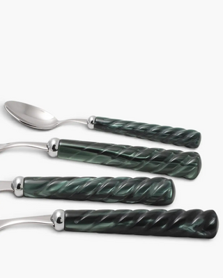 Rivadossi Sandro | Vito polished stainless steel cutlery set with PMMA handle - Buy now on ShopDecor - Discover the best products by RIVADOSSI SANDRO design