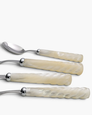 Rivadossi Sandro | Vito polished stainless steel cutlery set with PMMA handle - Buy now on ShopDecor - Discover the best products by RIVADOSSI SANDRO design