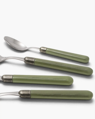 Rivadossi Sandro | Zenzero polished stainless steel cutlery set with PBT handle and antique finish ring - Buy now on ShopDecor - Discover the best products by RIVADOSSI SANDRO design